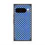 プレミアムスクエアケース with Pixelsnap［ Small Dot - Blue ］