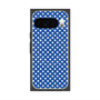 プレミアムスクエアケース with Pixelsnap［ Small Dot - Blue ］