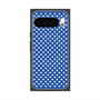 プレミアムスクエアケース with Pixelsnap［ Small Dot - Blue ］