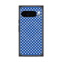 プレミアムスクエアケース with Pixelsnap［ Small Dot - Blue ］