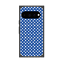 プレミアムスクエアケース with Pixelsnap［ Small Dot - Blue ］