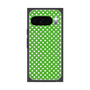 プレミアムスクエアケース with Pixelsnap［ Small Dot - Green ］