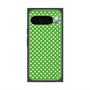 プレミアムスクエアケース with Pixelsnap［ Small Dot - Green ］
