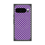 プレミアムスクエアケース with Pixelsnap［ Small Dot - Purple ］