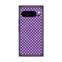プレミアムスクエアケース with Pixelsnap［ Small Dot - Purple ］