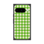 プレミアムスクエアケース with Pixelsnap［ Big Dot - Green ］