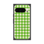 プレミアムスクエアケース with Pixelsnap［ Big Dot - Green ］