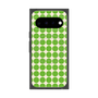 プレミアムスクエアケース with Pixelsnap［ Big Dot - Green ］