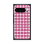 プレミアムスクエアケース with Pixelsnap［ Big Dot - Pink ］