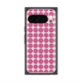 プレミアムスクエアケース with Pixelsnap［ Big Dot - Pink ］