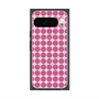 プレミアムスクエアケース with Pixelsnap［ Big Dot - Pink ］