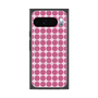 プレミアムスクエアケース with Pixelsnap［ Big Dot - Pink ］