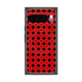 プレミアムスクエアケース with Pixelsnap［ Shower Dot - Red ］