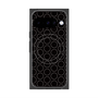 プレミアムスクエアケース with Pixelsnap［ Dot Circle - Black ］
