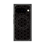 プレミアムスクエアケース with Pixelsnap［ Dot Circle - Black ］