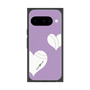 プレミアムスクエアケース with Pixelsnap［ Two Hearts - Purple ］