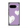 プレミアムスクエアケース with Pixelsnap［ Two Hearts - Purple ］