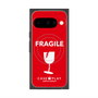 プレミアムスクエアケース with Pixelsnap［ FRAGILE - Red ］