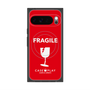 プレミアムスクエアケース with Pixelsnap［ FRAGILE - Red ］