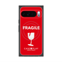 プレミアムスクエアケース with Pixelsnap［ FRAGILE - Red ］