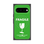 プレミアムスクエアケース with Pixelsnap［ FRAGILE - Green ］
