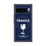 プレミアムスクエアケース with Pixelsnap［ FRAGILE - Navy ］