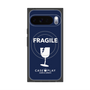 プレミアムスクエアケース with Pixelsnap［ FRAGILE - Navy ］