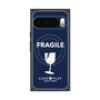 プレミアムスクエアケース with Pixelsnap［ FRAGILE - Navy ］