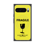 プレミアムスクエアケース with Pixelsnap［ FRAGILE - Yellow ］