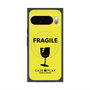 プレミアムスクエアケース with Pixelsnap［ FRAGILE - Yellow ］