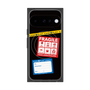プレミアムスクエアケース with Pixelsnap［ FRAGILE Stickers - Black ］