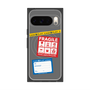 プレミアムスクエアケース with Pixelsnap［ FRAGILE Stickers - Gray ］