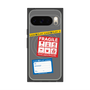 プレミアムスクエアケース with Pixelsnap［ FRAGILE Stickers - Gray ］