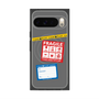 プレミアムスクエアケース with Pixelsnap［ FRAGILE Stickers - Gray ］