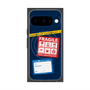 プレミアムスクエアケース with Pixelsnap［ FRAGILE Stickers - Navy ］