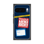 プレミアムスクエアケース with Pixelsnap［ FRAGILE Stickers - Navy ］