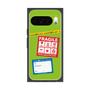 プレミアムスクエアケース with Pixelsnap［ FRAGILE Stickers - Green ］