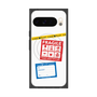 プレミアムスクエアケース with Pixelsnap［ FRAGILE Stickers - White ］