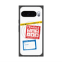 プレミアムスクエアケース with Pixelsnap［ FRAGILE Stickers - White ］