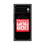 プレミアムスクエアケース with Pixelsnap［ FRAGILE Sticker - Black ］