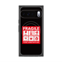 プレミアムスクエアケース with Pixelsnap［ FRAGILE Sticker - Black ］
