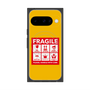 プレミアムスクエアケース with Pixelsnap［ FRAGILE Sticker - Yellow ］