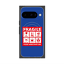 プレミアムスクエアケース with Pixelsnap［ FRAGILE Sticker - Blue ］