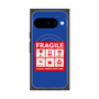 プレミアムスクエアケース with Pixelsnap［ FRAGILE Sticker - Blue ］