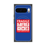 プレミアムスクエアケース with Pixelsnap［ FRAGILE Sticker - Blue ］