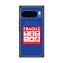 プレミアムスクエアケース with Pixelsnap［ FRAGILE Sticker - Blue ］