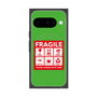 プレミアムスクエアケース with Pixelsnap［ FRAGILE Sticker - Green ］
