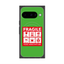プレミアムスクエアケース with Pixelsnap［ FRAGILE Sticker - Green ］