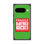 プレミアムスクエアケース with Pixelsnap［ FRAGILE Sticker - Green ］