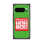 プレミアムスクエアケース with Pixelsnap［ FRAGILE Sticker - Green ］